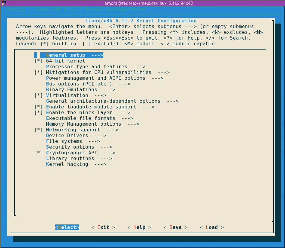 Kernel Configuration